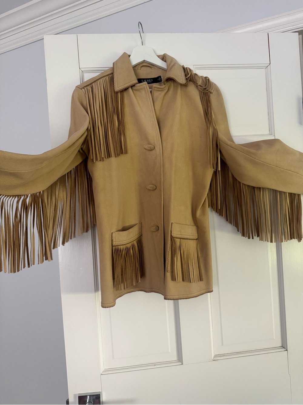 Ralph Lauren Fringe Suede Jacket - Picture 6 of 9